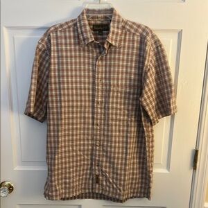 Timberland Casual Button Down Shirt Short Sleeve - M